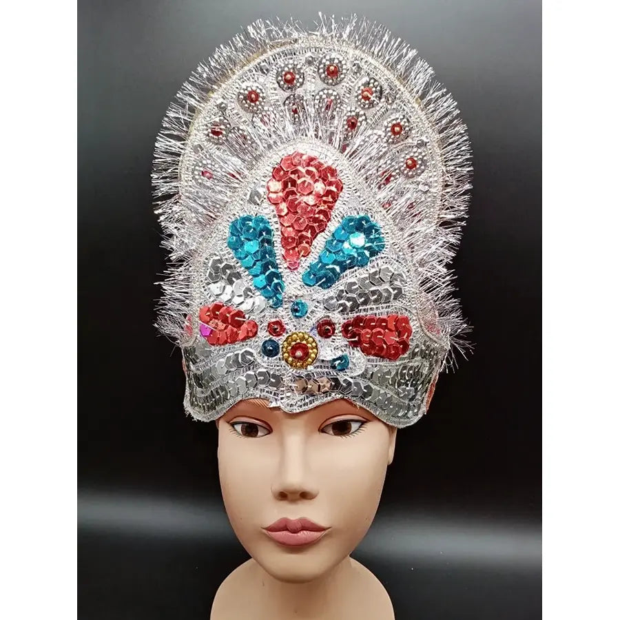 Tocado Lentejuelas Azul