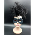 Antifaces Negro Con Plumas