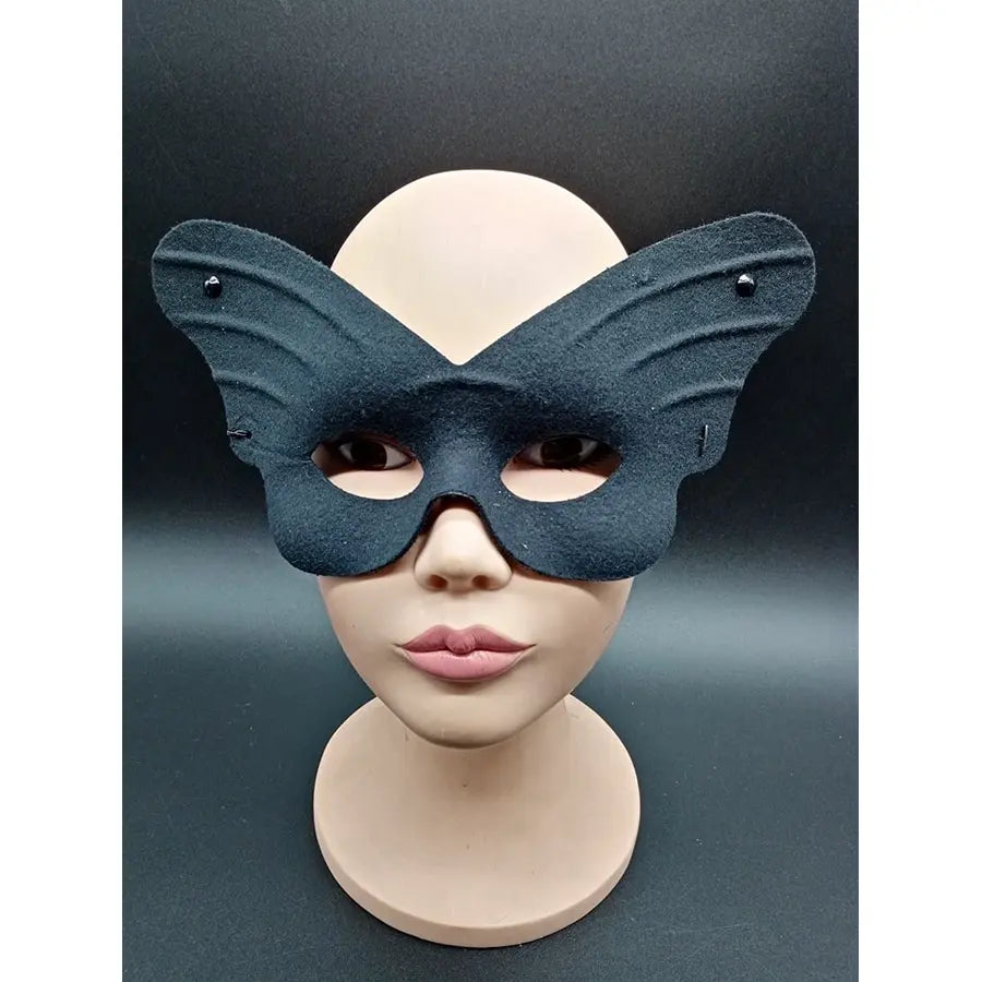 Black Butterfly Fabric Eye Mask
