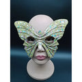 Antifaz de Mariposa con Purpurina Verde