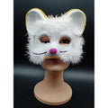 Antifaces Gato Blanco