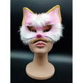Antifaces Gato Rosa