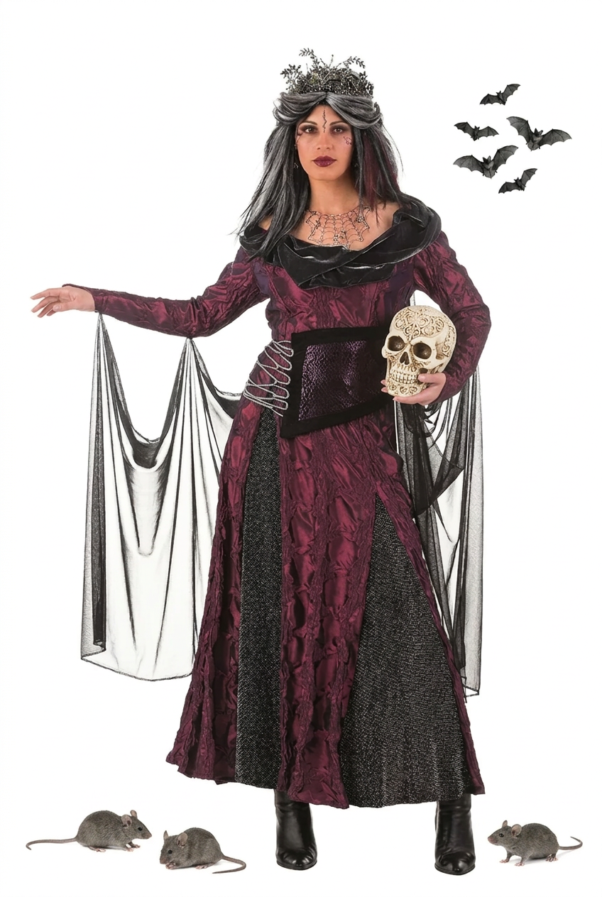 Disfraz Vampira Masani Adulto – Traje Vampiresa Gótica