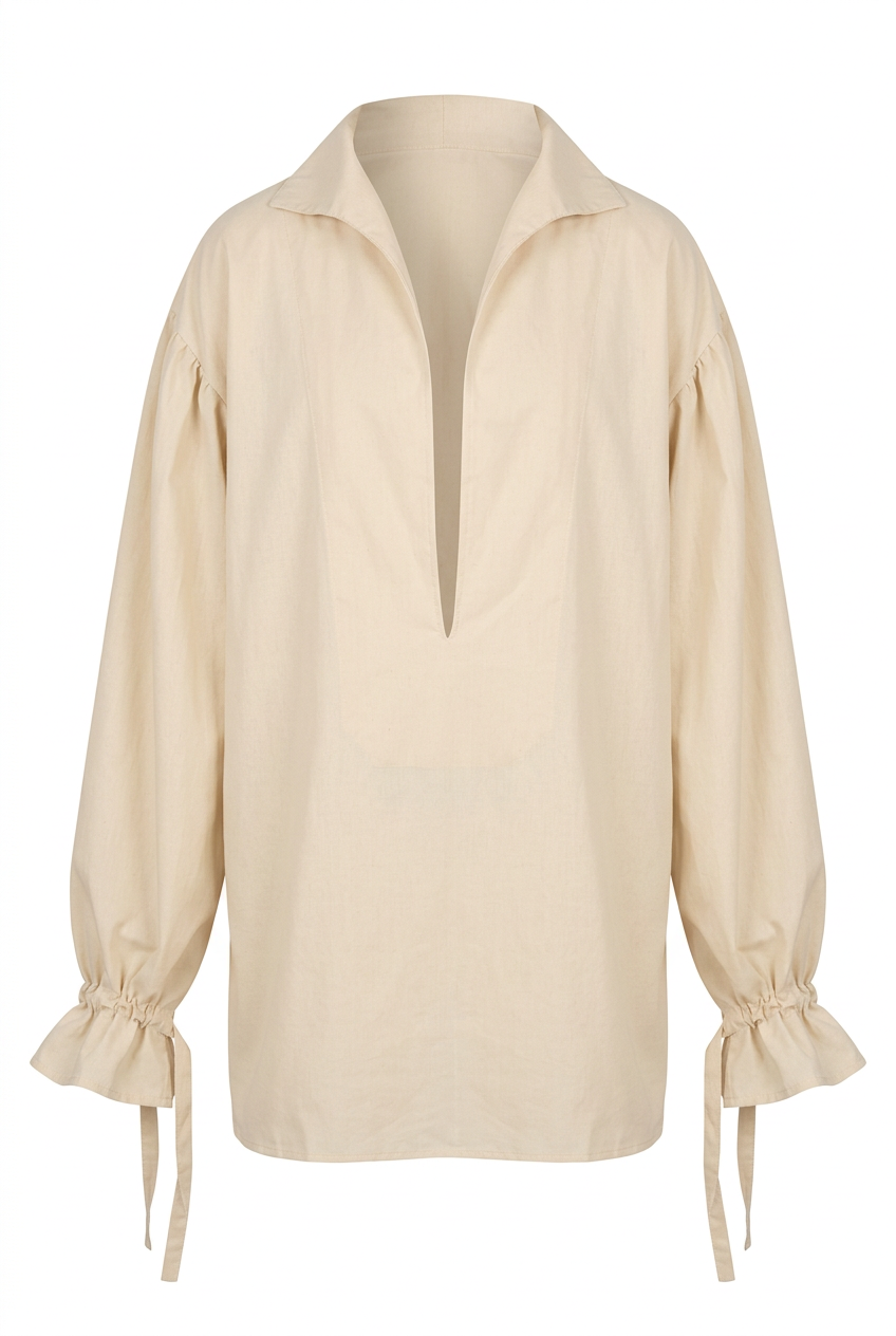 Men's Medieval Tunic Costume Beige