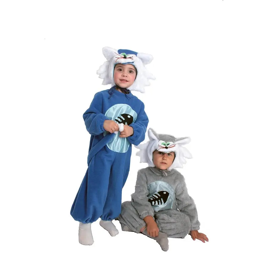 Kids Blue Cat Costume