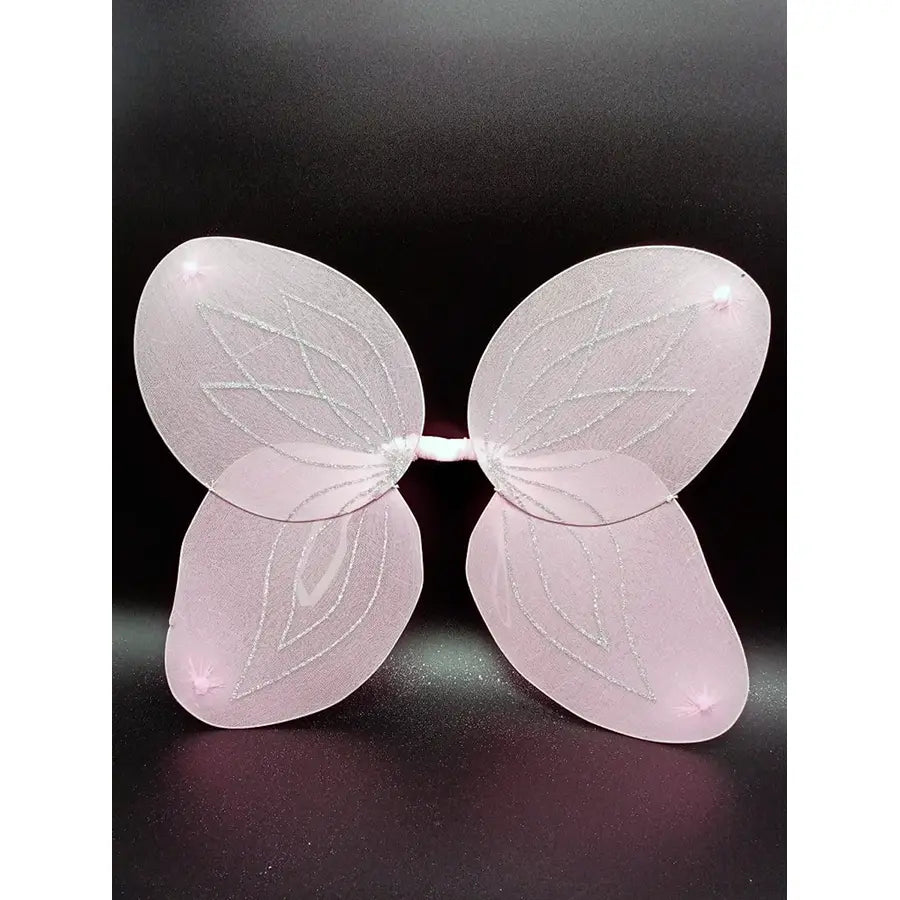 Alas Rosas con Purpurina – Accesorio de Disfraz