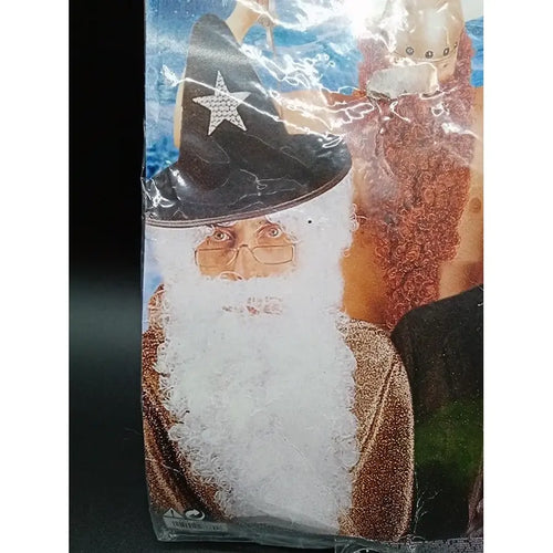 Barba Larga Rizada Blanca