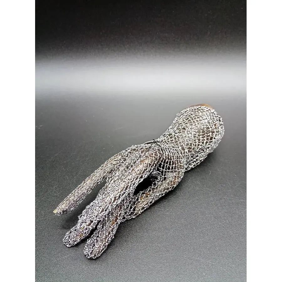 Guantes de Red Plateada Cortos