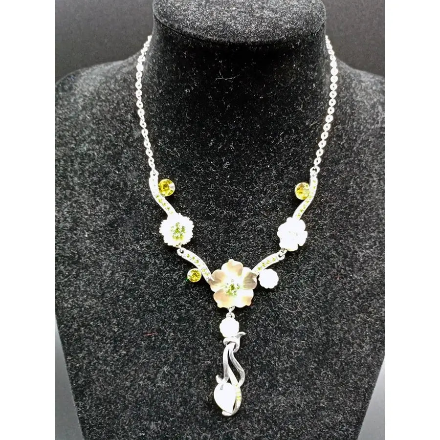 Collar Flor Verde