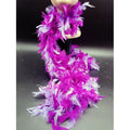 Boa Lila Y Violeta Plumas
