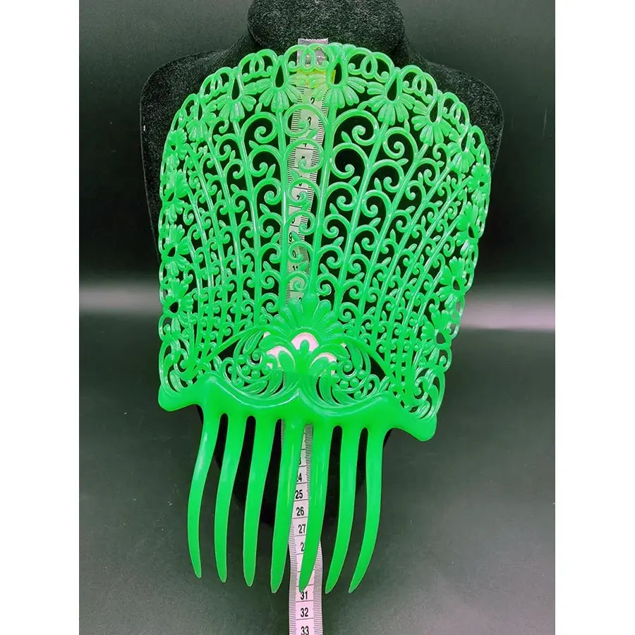 Peineta Sevillana 28Cm X 26Cm Verde