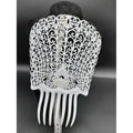 Sevillana Comb 28cm x 26cm White