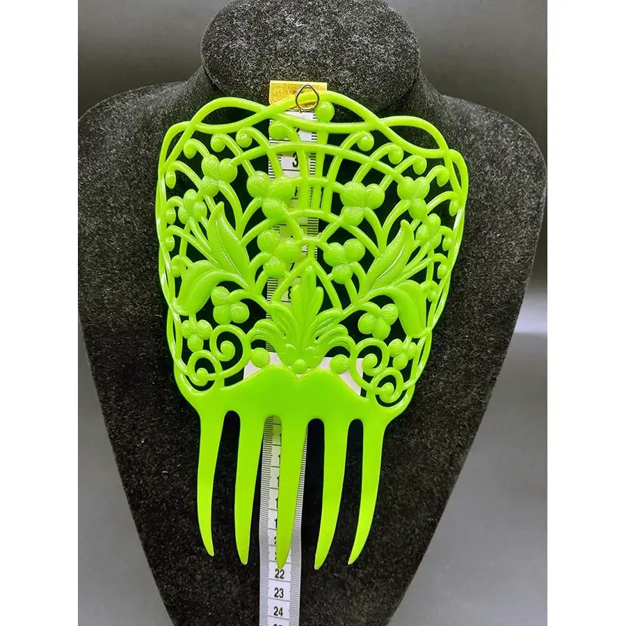 Peineta Sevillana 20Cm X 16Cm Verde
