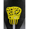 Sevillian Comb 14cm x 12cm Yellow