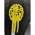Peineta Sevillana 15Cm X 9Cm Amarillo
