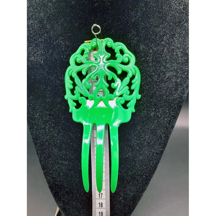 Peineta Sevillana 15Cm X 9Cm Verde