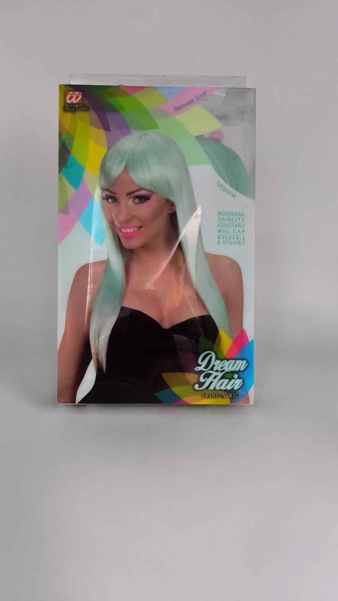 Peluca Fashion Turquesa