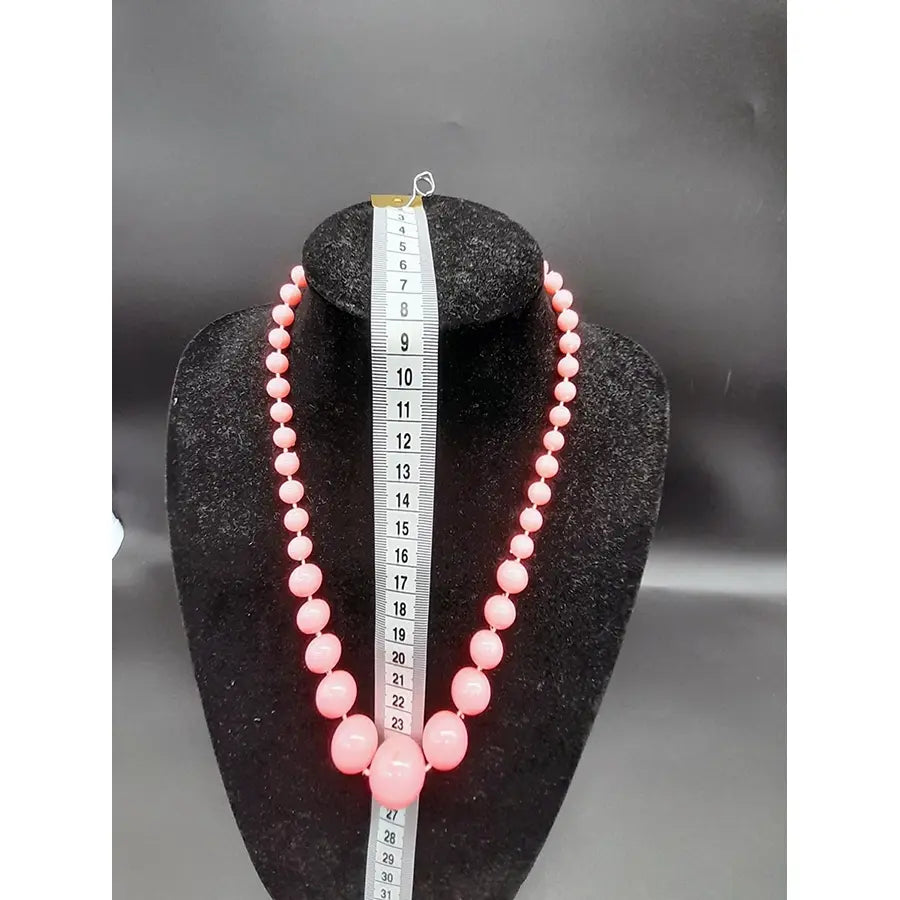 Collar de Bolas Sevillana Rosa Claro para Disfraz
