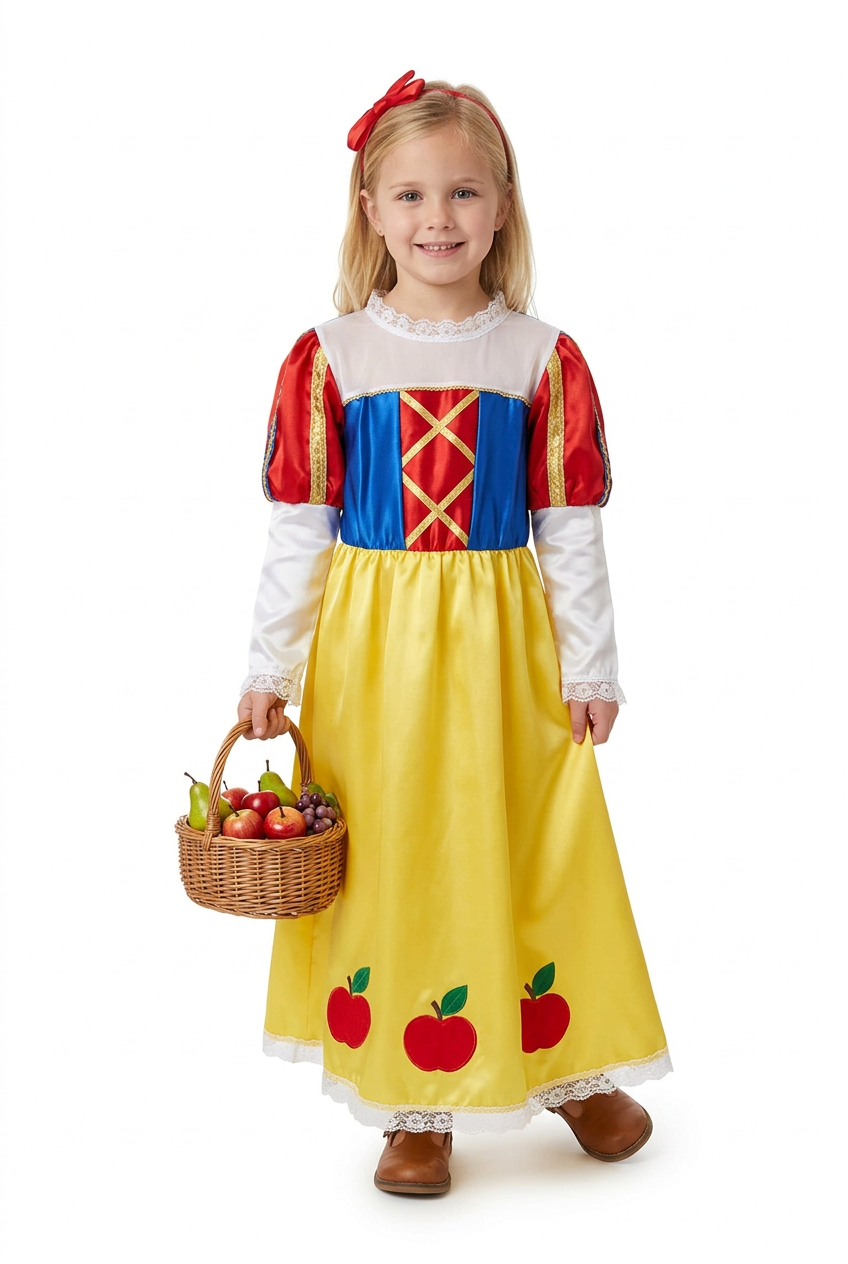 Disfraz Blancanieves Infantil – Princesa de Cuentos