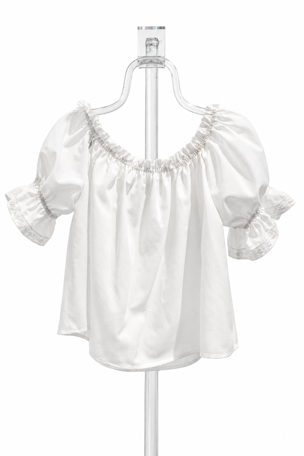 White Medieval Shirt with Trimmings