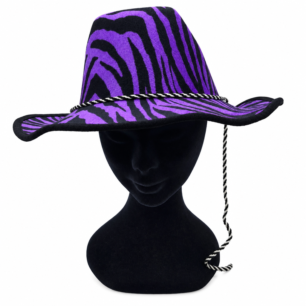 Sombrero Cowboy Cebra