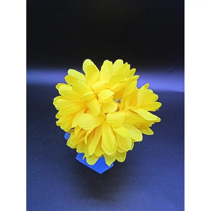 Flor Amarilla Con Pinza