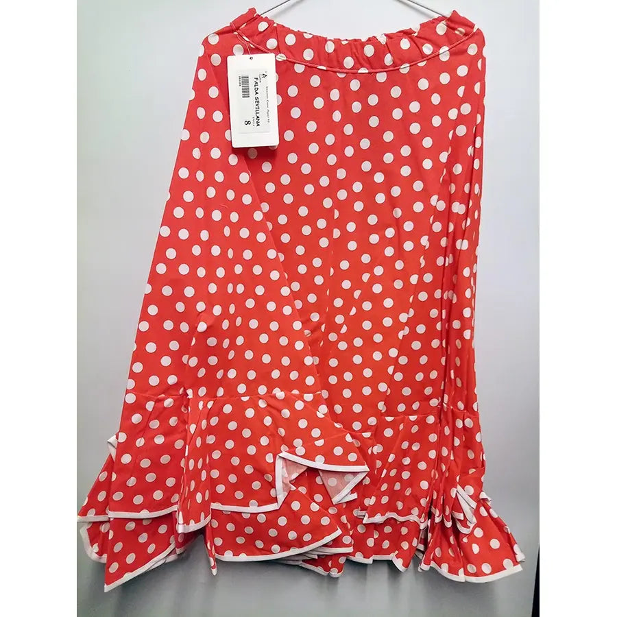 Disfraz Falda Sevillana Roja