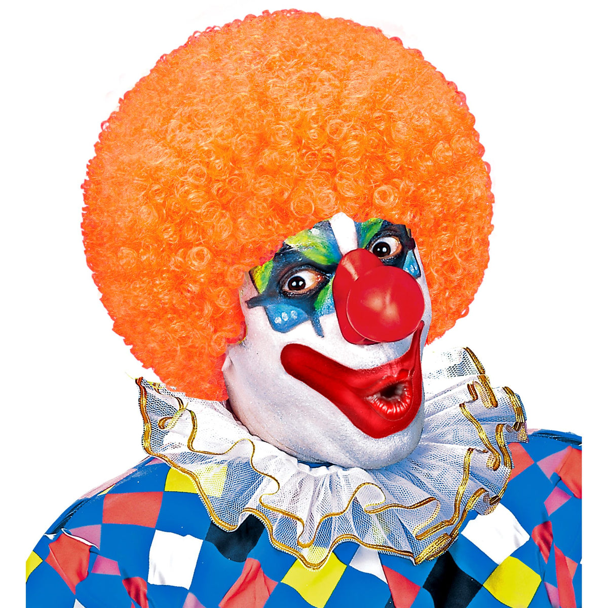 Peluca Rizo Payaso Colores Widmann