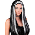 Peluca Morticia Addams Adulto