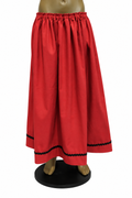 Falda Medieval Roja