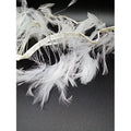 Cinta De Plumas Blancas 10 Cm De Ancho De Pato