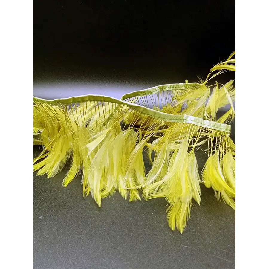 Cinta De Pluma Verde 10Cm Ancho De Pato