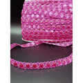 Cinta De Diamantes Rosas De Imitación 2Cm