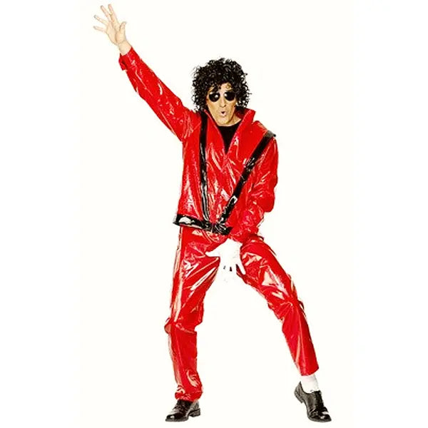 Adult Michael Jackson Costume - King of Pop Red Suit