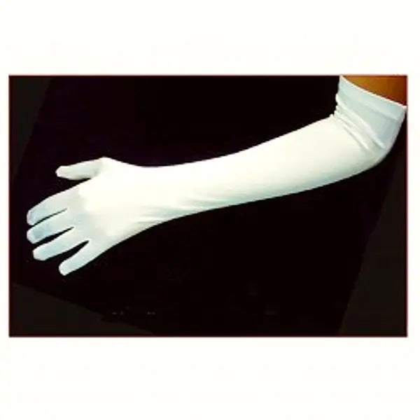 Guantes Raso Blanco De 35 Cm