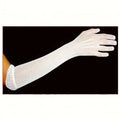 Guantes Rejilla Blancos Largos.