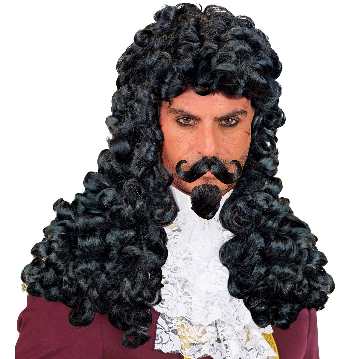 Peluca Capitán con Bigote y Perilla