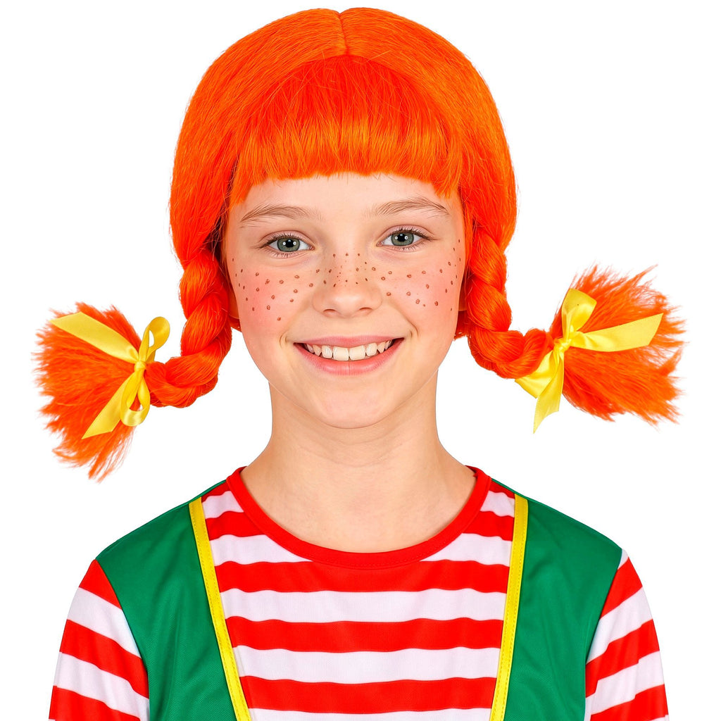 Peluca Pippi Calzaslargas Adulto