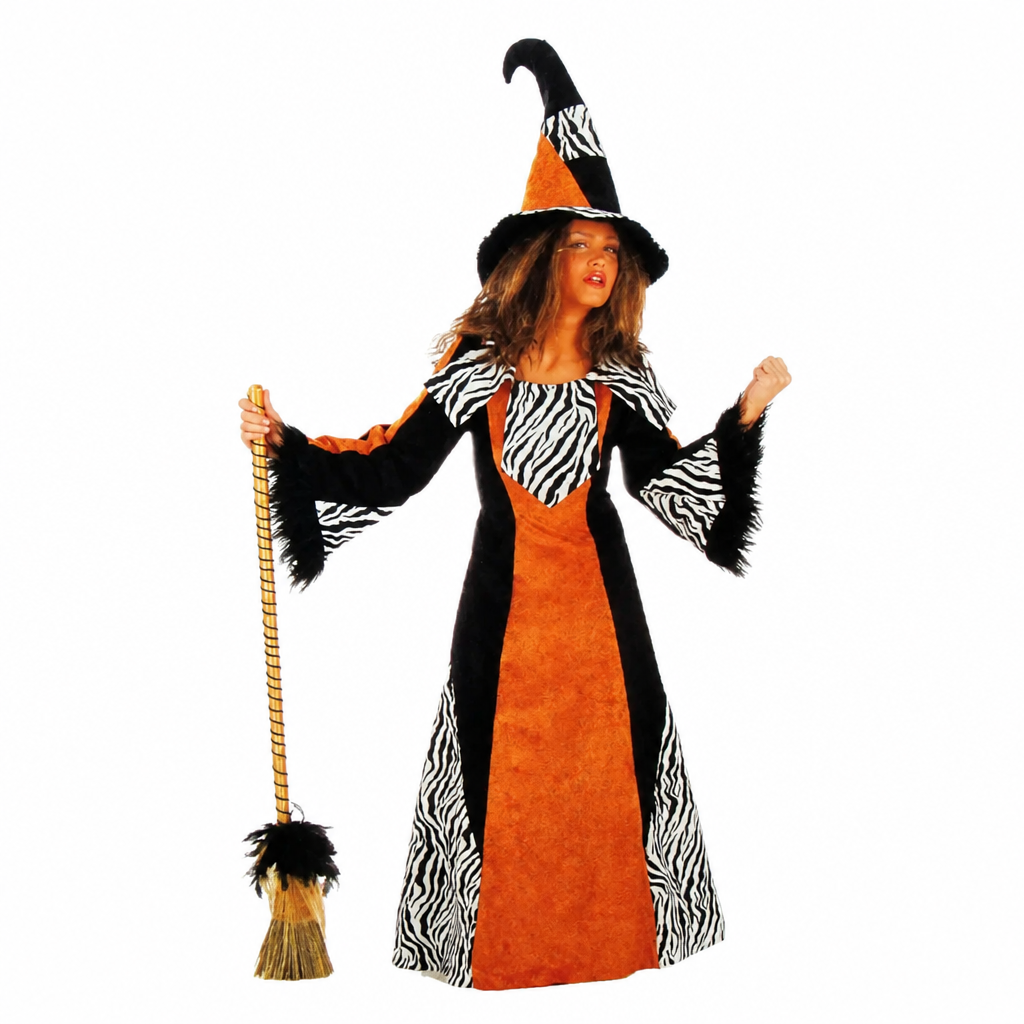 Violet Witch Costume - Dress and Hat for Women