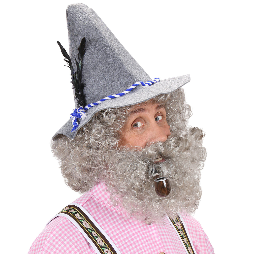 Peluca y Barba Gris