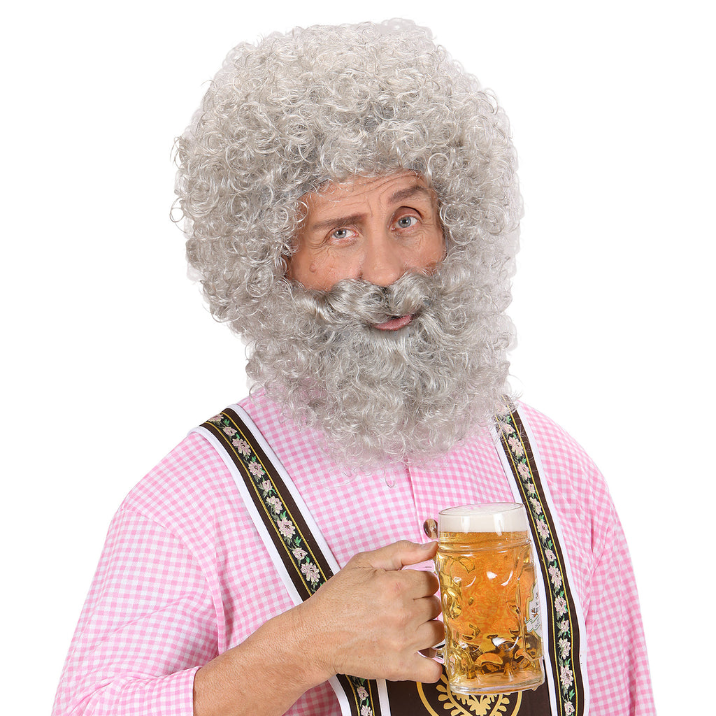 Peluca y Barba Gris