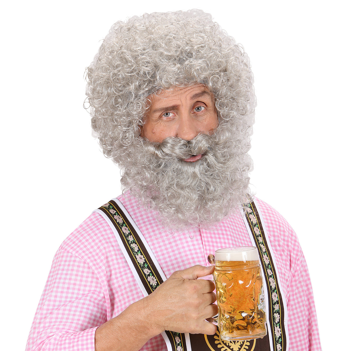 Peluca y Barba Gris