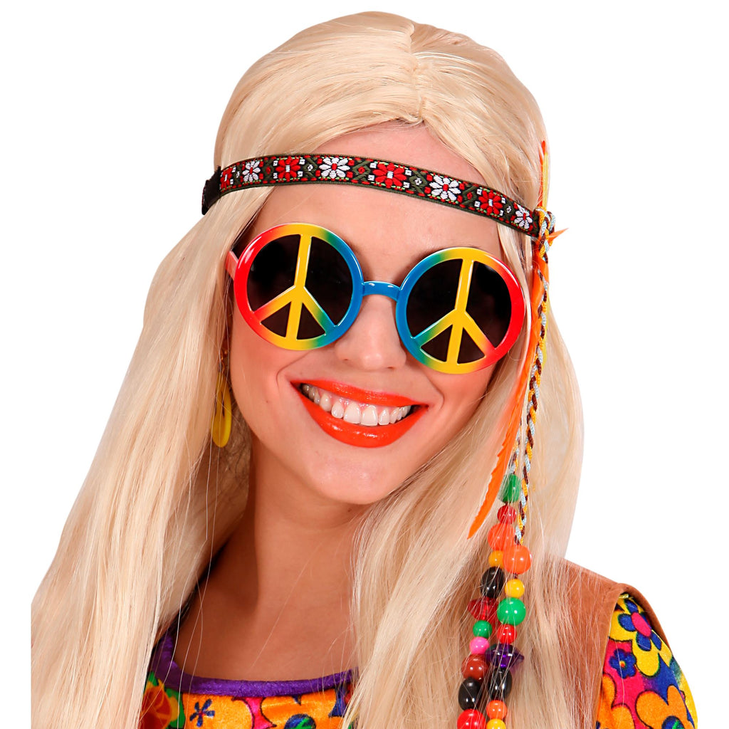 Gafas Pacifistas Multicolor para Disfraz