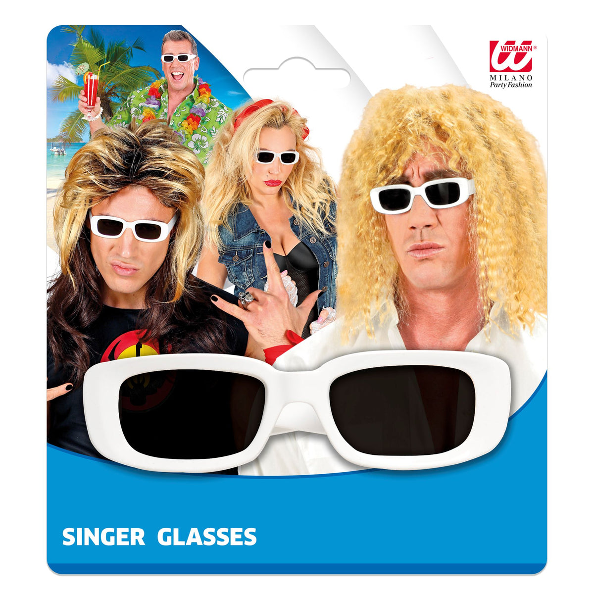 Gafas Rectangulares Blancas