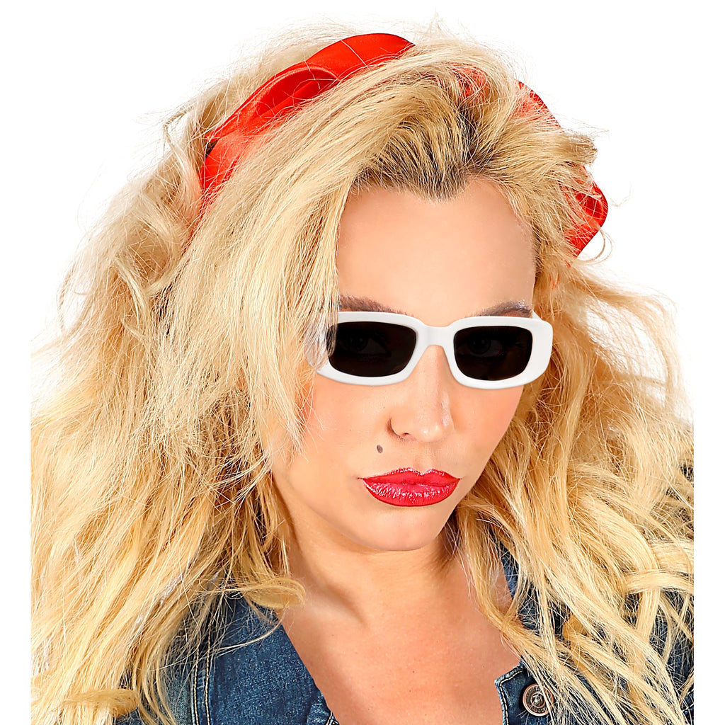 Gafas Rectangulares Blancas