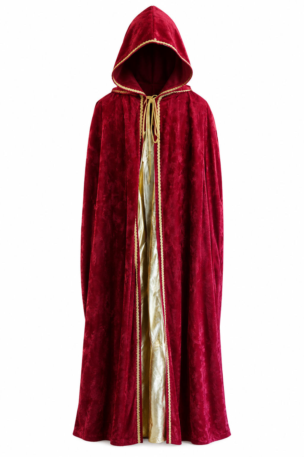 Red Velvet Cape Costume