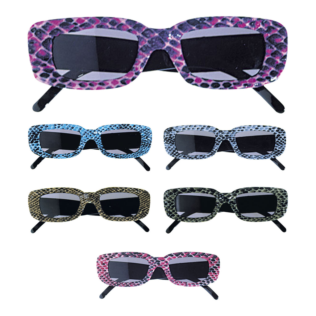 Gafas Estampado Reptil Rosa