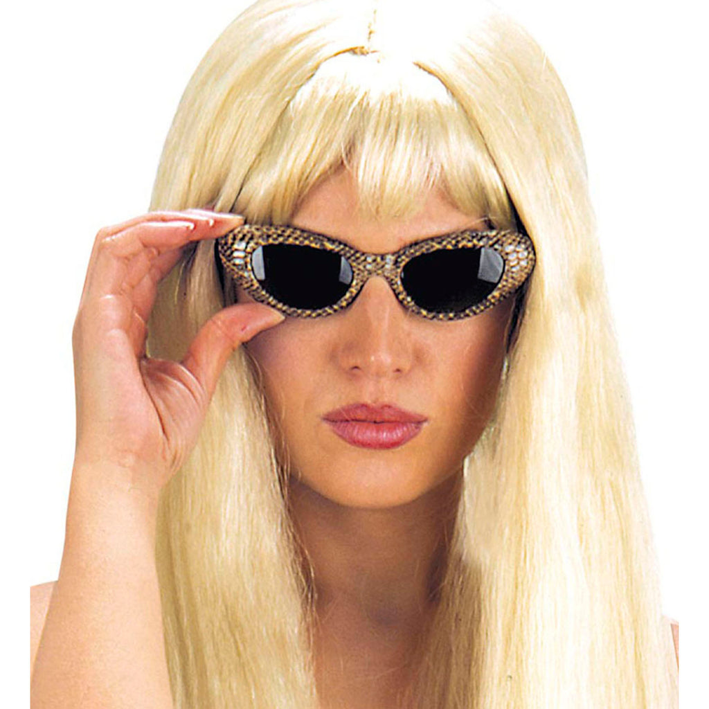 Gafas Estampado Reptil Marrón UV400