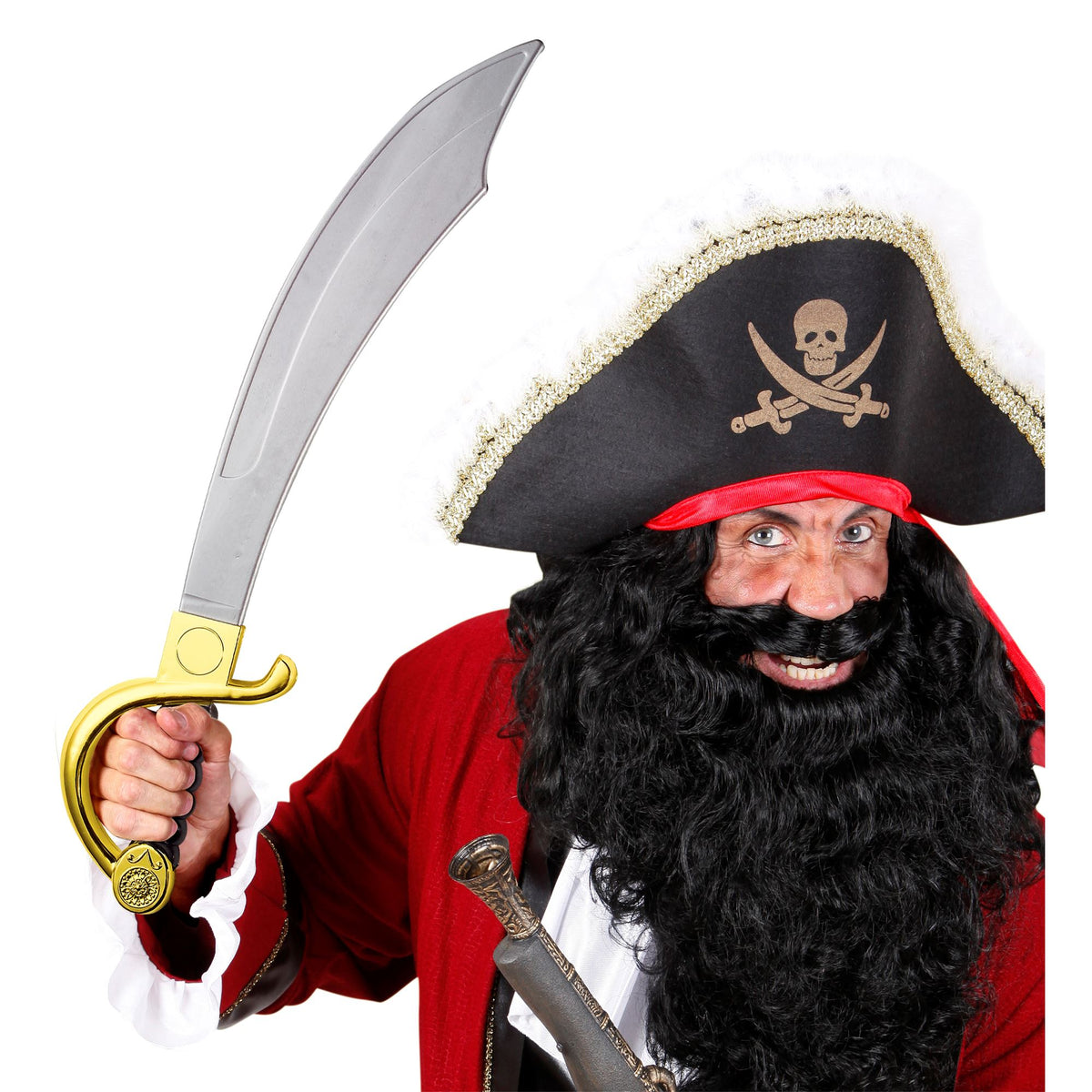 Sable Pirata de Plástico — Accesorio para Disfraz