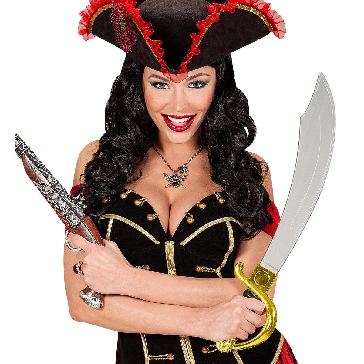 Sable Pirata de Plástico — Accesorio para Disfraz